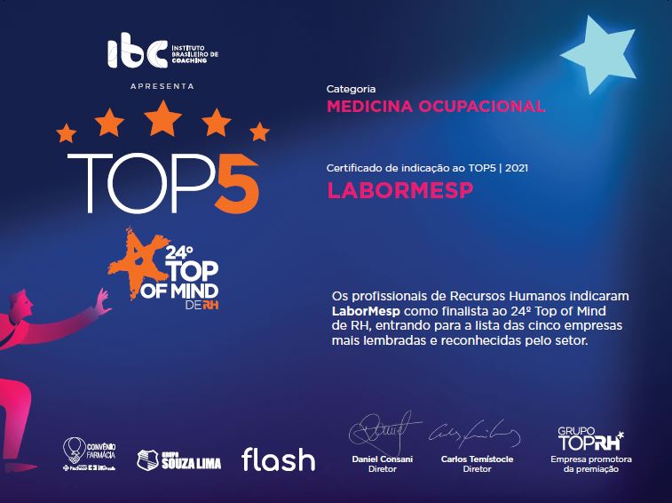Finalista TOP 5 Of Mind - LaborMesp